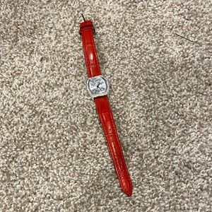 Elegant Red Women's Watch